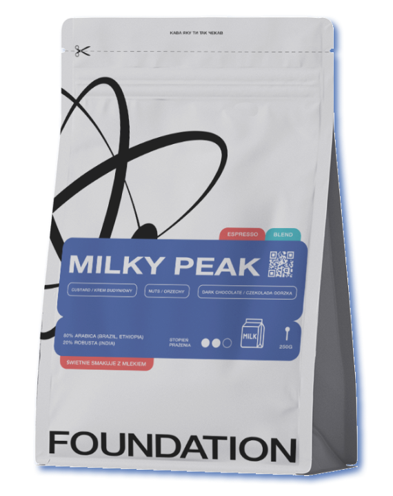 Kawa Milky Peak espresso 250 g
