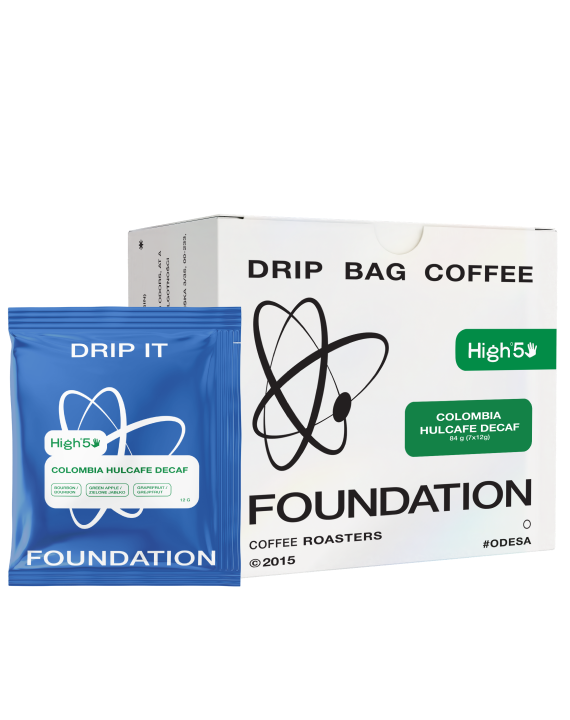 Drips Bags Colombia HULCAFE DECAF 7 pcs x 12 g