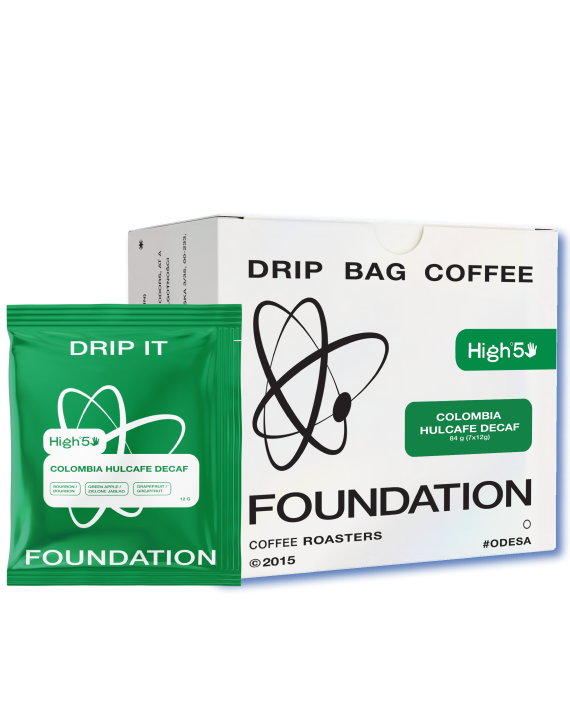 Drips Bags Colombia HULCAFE DECAF 7 pcs x 12 g
