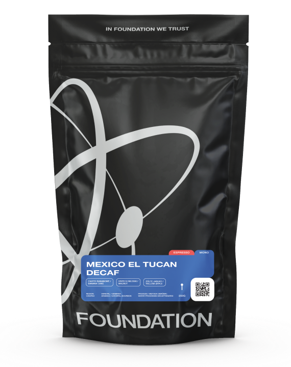 Kawa Mexico El Tucan DECAF espresso 250 g
