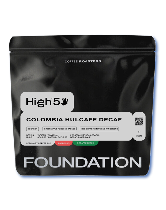 Coffee Colombia Hulcafe DECAF espresso 250 g
