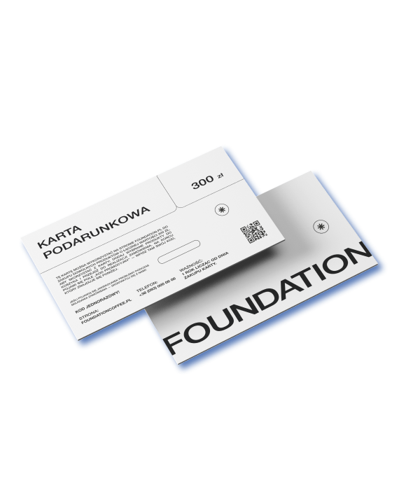 FOUNDATION 300 Pln Gift Card