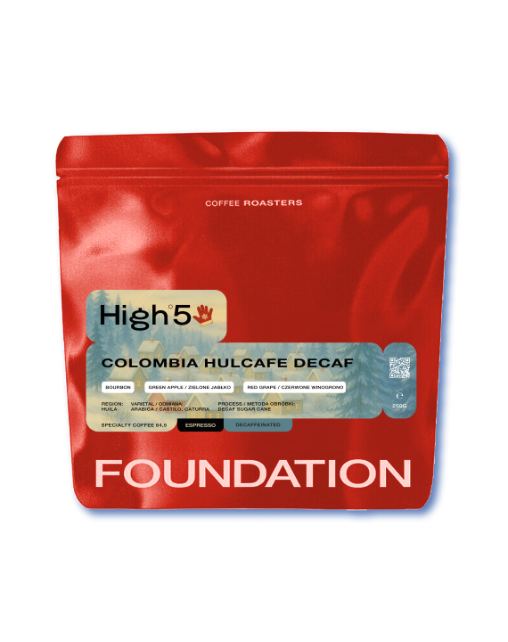 Coffee Colombia Hulcafe DECAF espresso 250 g