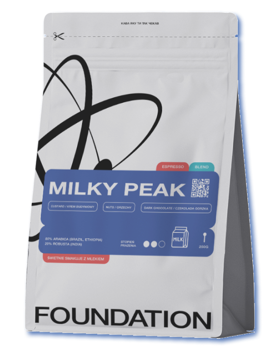 Kawa Milky Peak espresso 250 g