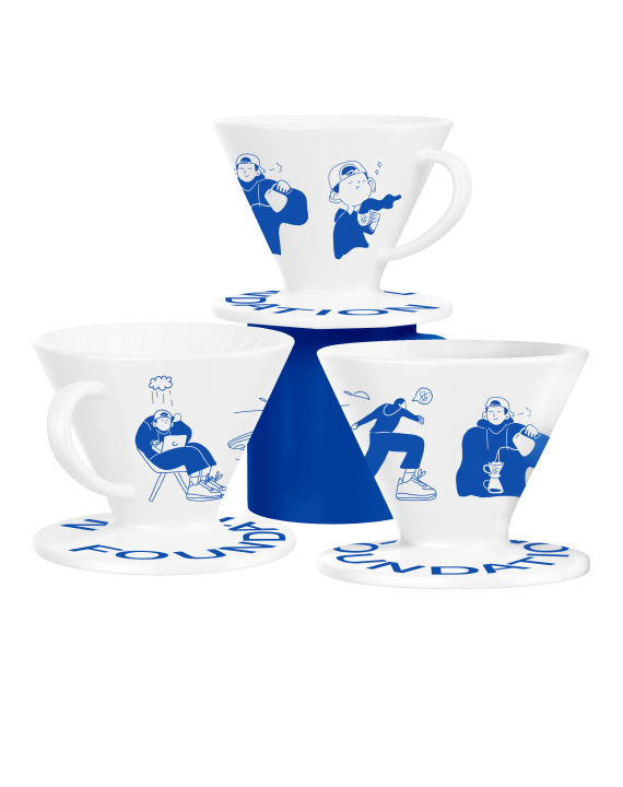 Hario x Foundation Ceramic Dripper V60-02