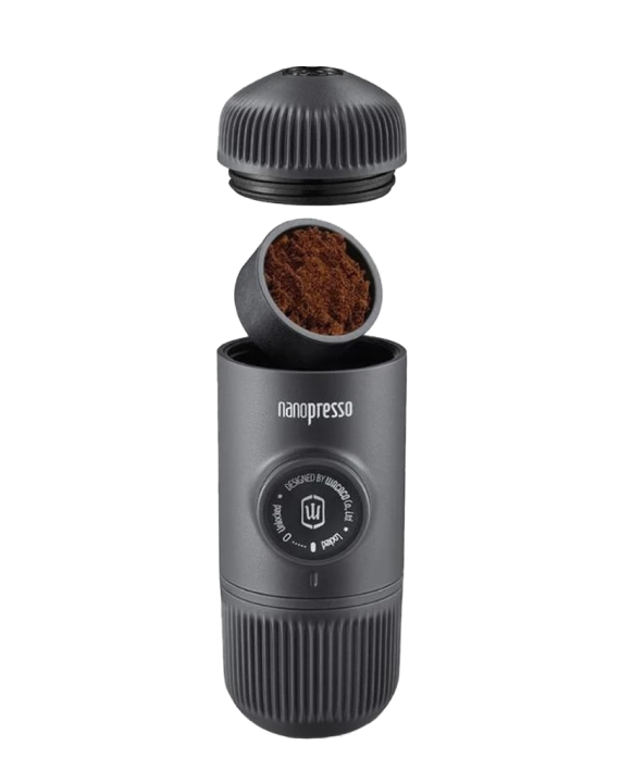Портативна еспресо-кавоварка Wacaco Nanopresso+ з адаптером для капсули