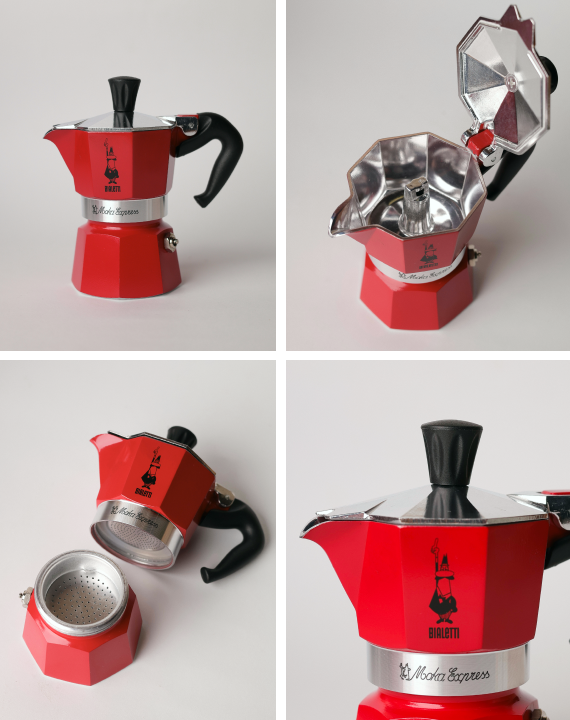 Гейзерна кавоварка червоний (CO200C3)