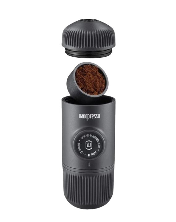 Портативна еспресо-кавоварка Wacaco Nanopresso+ з адаптером для капсули